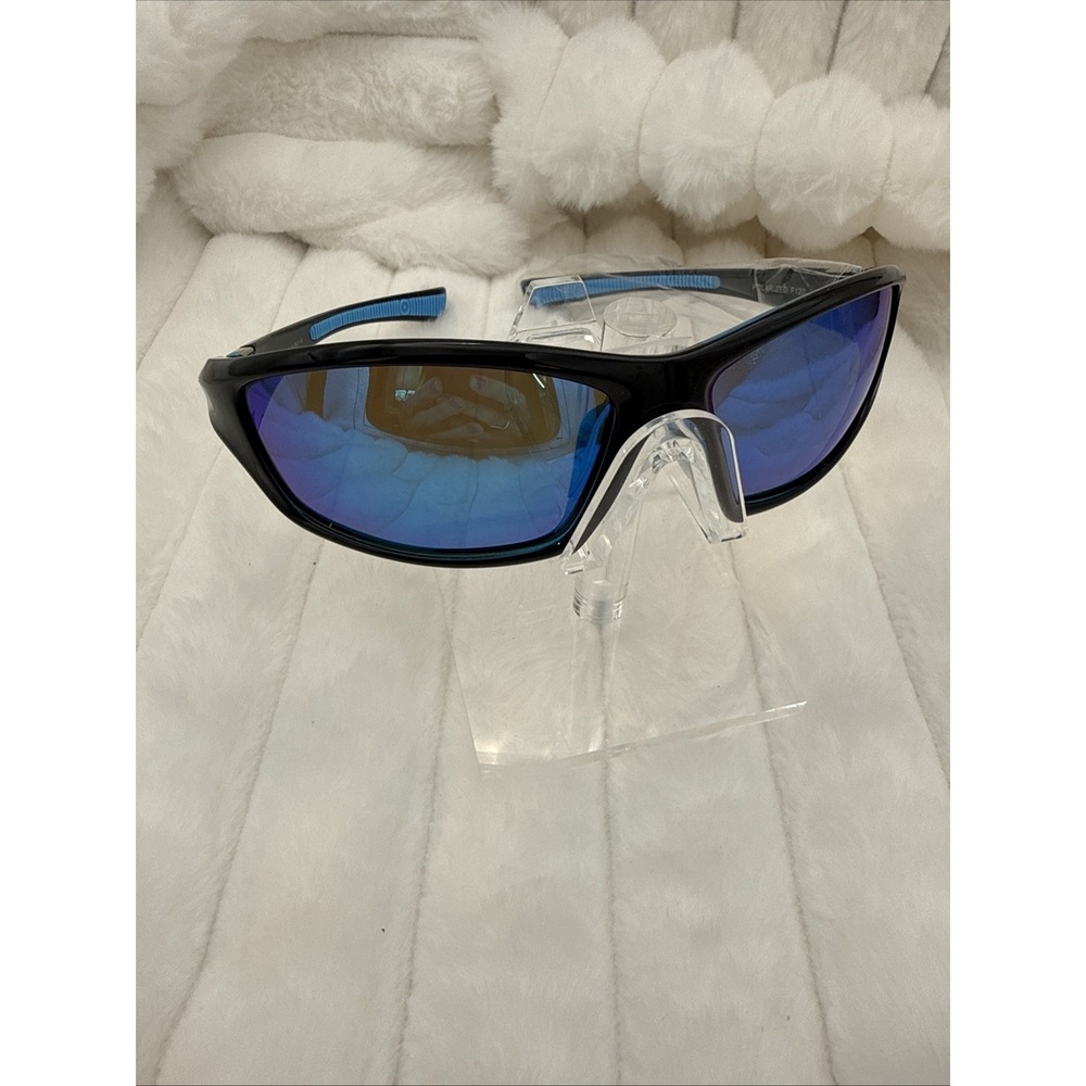 FAGUMA BLUE Sports Polarized Sunglasses Cycling Driving Fishing UV400 ITALY- NWT